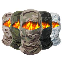 Balaclava de lã quente para homens, boné de esportes ao ar livre, cachecol de esqui, chapéus de ciclismo, inverno - Image 1