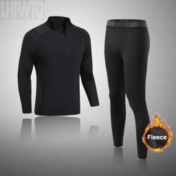 Roupa interior esportiva masculina velo calças de compressão térmica camada base de esqui treino criança inverno roupa interior térmica conjunto corrida - Image 5