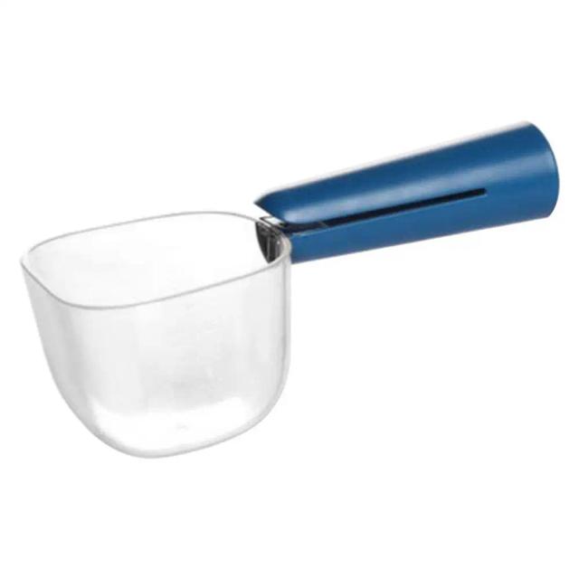 Copo de Medição Prático para Ração de Cães e Gatos com Colheres Transparentes