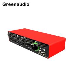 GAX-MD44 Interface De Áudio Profissional, Placa De Som Para Podcast, Gravação De Instrumento De Música - Image 3