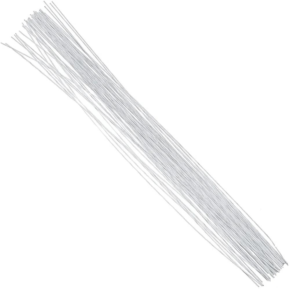 Fio Floral flexível embrulhado para Bouquet Hule, Simulação flores, Artesanato Embrulho, 20 Gauge, 50pcs - Image 1