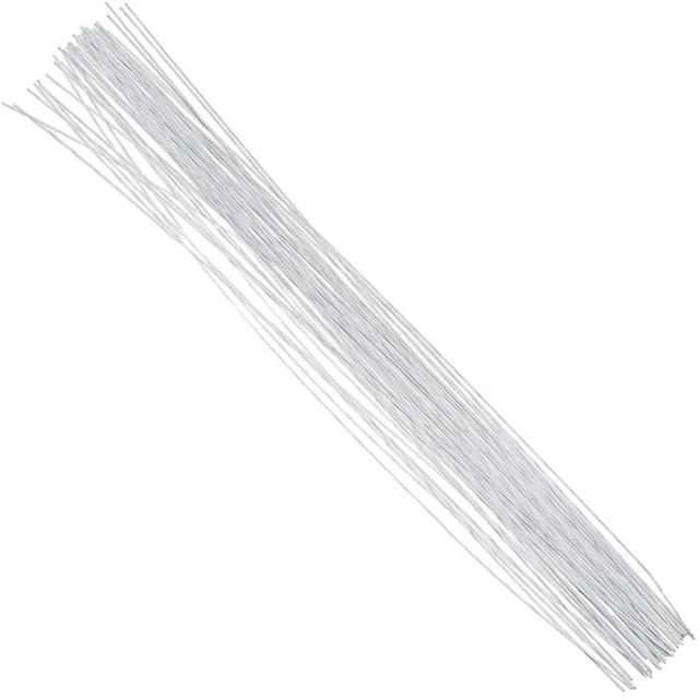 Fio Floral Flexível para Bouquet Hule - 50 Peças de 20 Gauge para Artesanato em Simulação de Flores