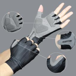 Esportes aero luvas de ciclismo das mulheres dos homens bicicleta luvas de cor pura luvas guantes ciclismo - Image 6