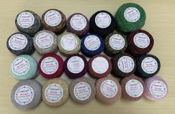 Tprpyn 50g 150m fio de algodão metálico para tricô crochê malha diy fios ocos crochê linha metalizada linhas mão malha - Image 3