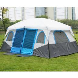 Tendas grande evento da tenda, Família Camping, Cabine impermeável, Exterior, Dois Quartos, Living RoomTent, 8, 10, 12 Pessoa - Image 2