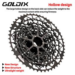 Goldix ultraleve bicicleta cassete roda livre material de aço carbono 9/10/11/12/13 velocidade hg estrutura roda dentada para mountain bike - Image 3