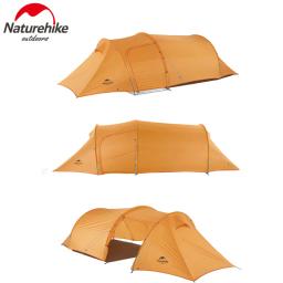 Naturehike-Opalus túnel tenda, ultraleve família Camping equipamentos, impermeável jardim ao ar livre tenda, viagens caminhadas equipamentos, 4 estações - Image 4