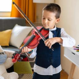 Minúsculo violino simulação violino acústico brinquedo prática corda instrumento musical cedo brinquedos educativos para crianças iniciantes - Image 3