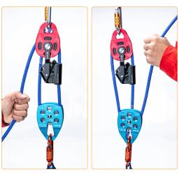 Polia de carga para resgate do esporte ao ar livre, acessório durável de escalada, equipamento profissional para escalada, levantador firme - Image 3