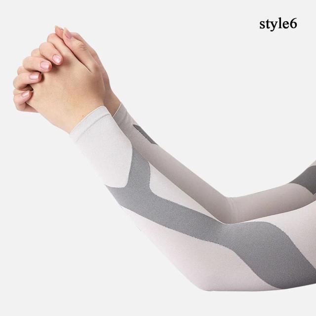 Capas de Braço de Seda: Manga de Ciclismo Unissex com Proteção Solar para Esportes ao Ar Livre - 1 Par