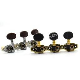 Cordas de guitarra clássica, afinação Pegs, chaves, peças musicais, cromo, placa de ouro, 3R, 3L, 1pc - Image 5