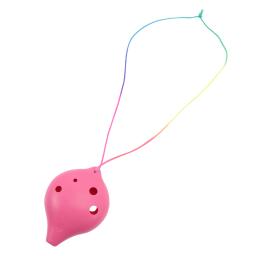 Brinquedo Ocarina Plástico Criativo para Iniciantes, Portátil e Mini Apito para Iniciantes, Instrumento de Sopro, 6 Buracos, Alto, Crianças, Bebé, Modelagem - Image 3