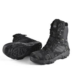 Botas táticas de caminhada ao ar livre para homens, top alto, escalada e camping boot, tênis de caça e trekking, calçados esportivos - Image 1