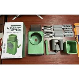 Manual Vegetal Slicer Set, rolo multifunções, Food Cutter, Chopper e Shredders, Acessórios de cozinha, 3 em 1 Set - Image 6