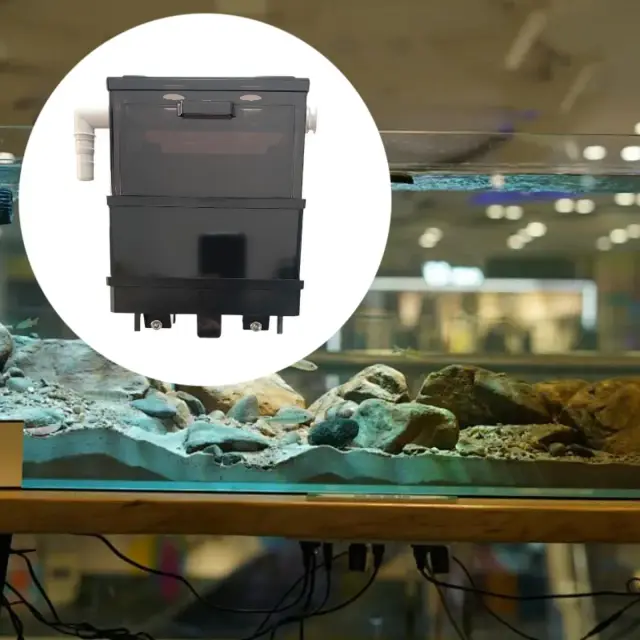 Filtro Suspenso para Aquário Pequeno - Acessório Ideal para Tanques de Peixes Pequenos