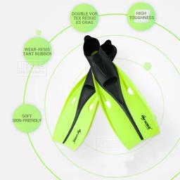 Barbatanas de natação profissionais adulto portátil mergulho longo silicone mergulho equipamentos esportivos aquáticos nadadeiras de mergulho - Image 2