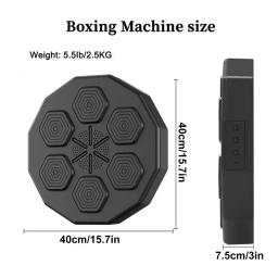 Smart Music Boxing Machine Wall Target, LED iluminado Sandbag, reação relaxante, alvo de treinamento para esportes, reação de agilidade - Image 6