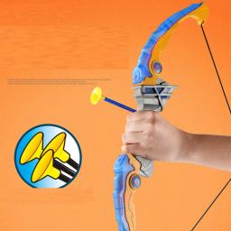 Conjunto de tiro com arco arco e flecha para crianças, plástico com luzes de alvo, brinquedo para crianças, presentes de aniversário para meninos - Image 3