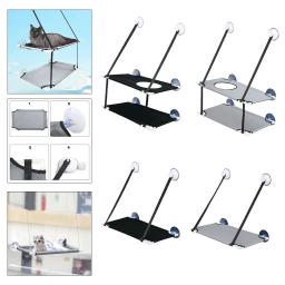 Rede montada em janela para cães e gatos, assento para animais, super ventosa, espreguiçadeira suspensa, cama macia e quente para cães pequenos e coelhos - Image 6