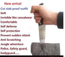 Roupas de segurança para homens, Anti-faca, à prova de cortes, Resistente a cortes, Colete anti-facada, Jaqueta masculina, Proteção corporal, Fatos de segurança - Image 6