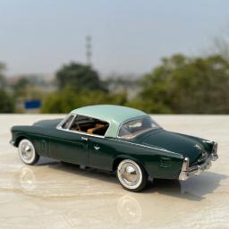 Liga Diecast Modelo de carro retro clássico, veículo vintage, presentes do cupê, coleção dos fãs, decoração da exposição, liga brinquedos, escala 1:43 - Image 5
