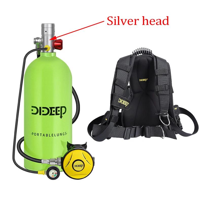DIDEEP Novo 3L X6000 Equipamento De Mergulho E Snorkeling Mergulho Respirador Fish Gill Oxygen Cylinder Standby - Image 1