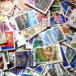 Selos postais aleatórios com Post Mark, lote japonês diferente, presente da coleção, Scrapbooking, 50, 100, 200 - Image 5