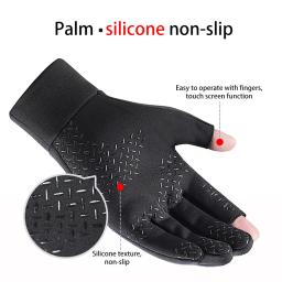 Luvas impermeáveis de esportes para homens e mulheres, tela sensível ao toque, manter quente, antiderrapante, pesca, ciclismo, esqui, inverno, 1 par - Image 5