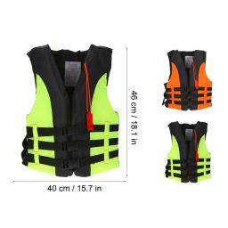 Jaqueta de segurança com apito para crianças, colete salva-vidas, exterior, natação, canoagem, rafting - Image 2