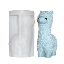 Molde de silicone para sabonete em forma de alpaca, chocolate, doces, antiaderente, decoração do bolo, fondant, resina, lhama - Image 2