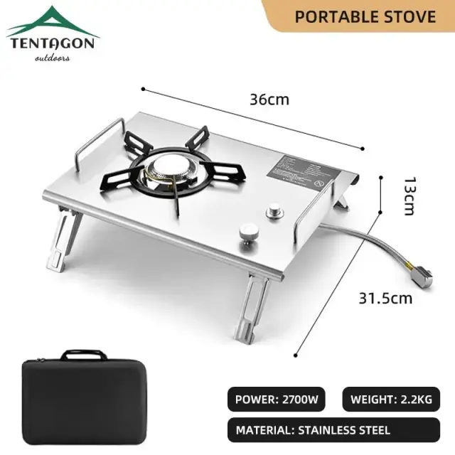 Mesa Multifuncional IGT Wood: Ideal para Acampamentos, Fogão a Gás Portátil e Churrasco Leve ao Ar Livre
