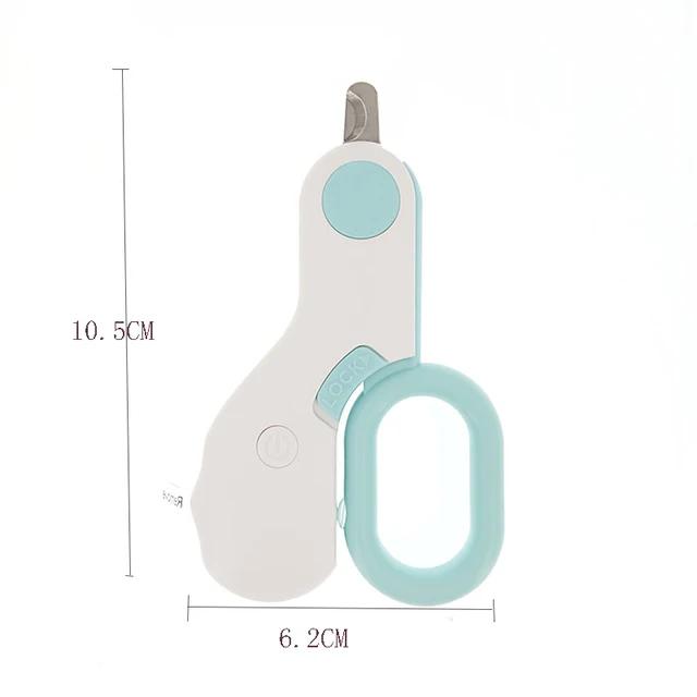Cortador de Unhas para Gatos e Cães com Luz LED - Tesoura Profissional para Cuidados com Pets