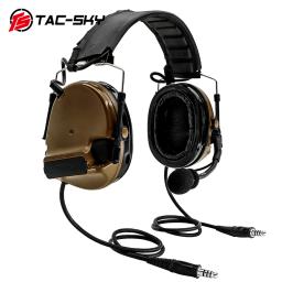 TAC-SKY comtac iii fone de ouvido tático de comunicação dupla nova faixa destacável caça walkie-talkie tiro fone de ouvido comtac iii - Image 2