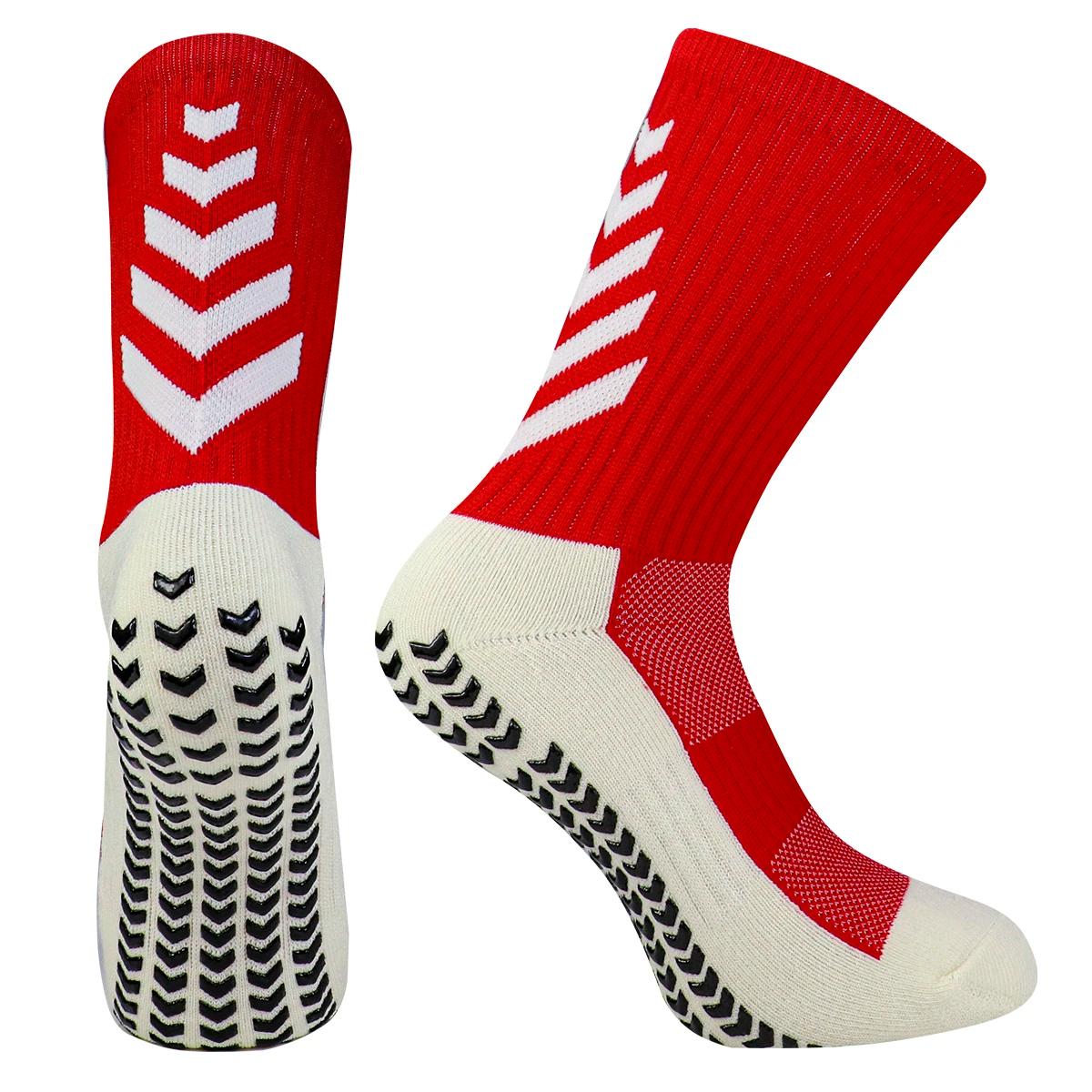 Meias atléticas antiderrapantes respiráveis amortecidos para homens, futebol, futebol, corrida, ioga, basquete, caminhadas, meias esportivas - Image 1