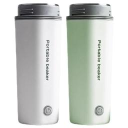 Aquecimento rápido carro xícara de chá viagem 450ml 12v 24v chaleira térmica elétrica portátil garrafa de água carro eletrodomésticos elétricos - Image 2