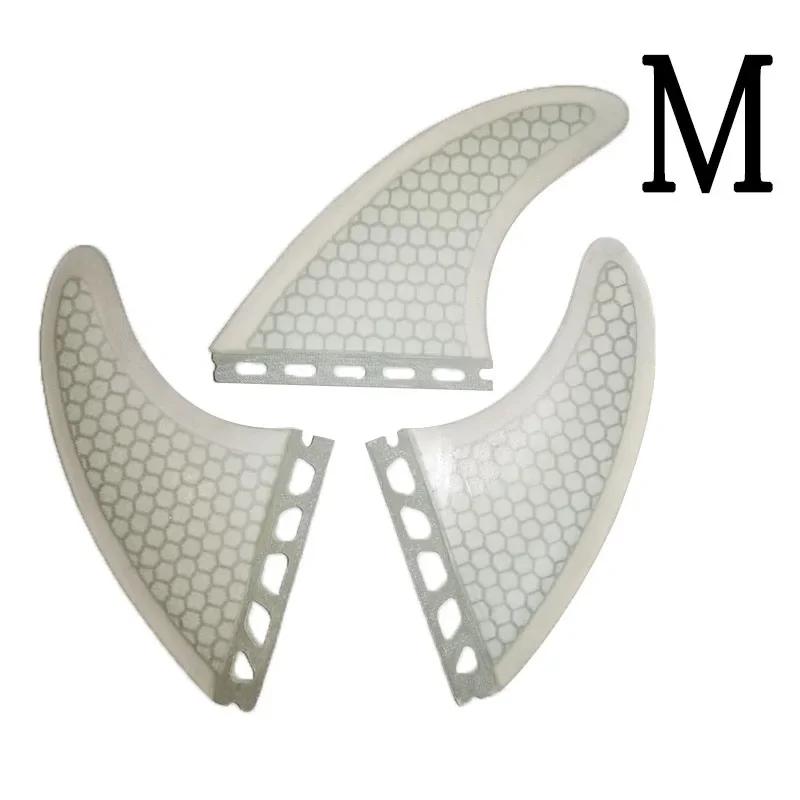 BiLong FUT-Tri Fins para prancha de surf, aleta de fibra de carbono, Honeycomb Thrusters, Windsurf Board, Skimboard e Quilhas Surf Fin, tamanho médio - Image 1