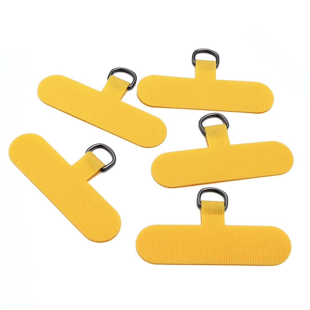5 pçs/lote cordão de telefone anti-perdido alça destacável oxford metal anel clipe pendurar cabo tether guia caso do telefone acessórios - Image 1