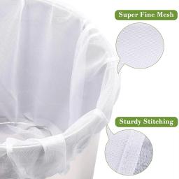 Reutilizável Fine Mesh Brew Bag, Adequado para Home Brewing Lúpulo, Grãos Cidra Vinho Cerveja, Drawstring Straining - Image 3