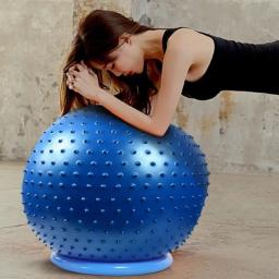 55cm bola de yoga exercício ginástica fitness pilates bola equilíbrio exercício ginásio fitness yoga bola treinamento interno yoga bola núcleo - Image 3