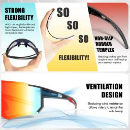 Scvcn nova moda óculos de sol das mulheres dos homens óculos de bicicleta esportes equitação óculos runing drving corrida uv400 mtb eyewear - Image 5
