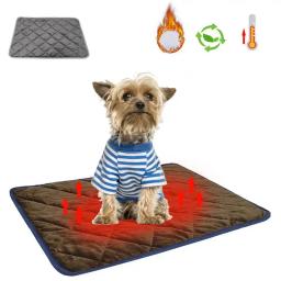 Pet Auto Almofada De Aquecimento Cobertor De Calor Térmico Para Gatos À Prova D' Água Quente Cães Cama Super Macio Para Coelhos Filhotes Idosos Animais Frio - Image 4