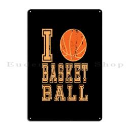 Bola De Basquete Esporte Placa De Metal Cartaz Decoração De Parede Cozinha Projetando Personalizar Placas Tin Sign Poster - Image 2
