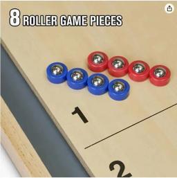 Jogo de tabuleiro clássico 2 em 1 Shuffleboard e Curling - Image 3