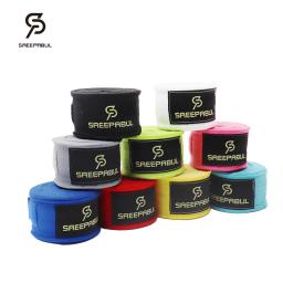 1 par 3m/5m poli & algodão boxe handwraps bandagem luvas de treinamento kickboxing muay thai mma mão envoltórios cinta esportiva - Image 1