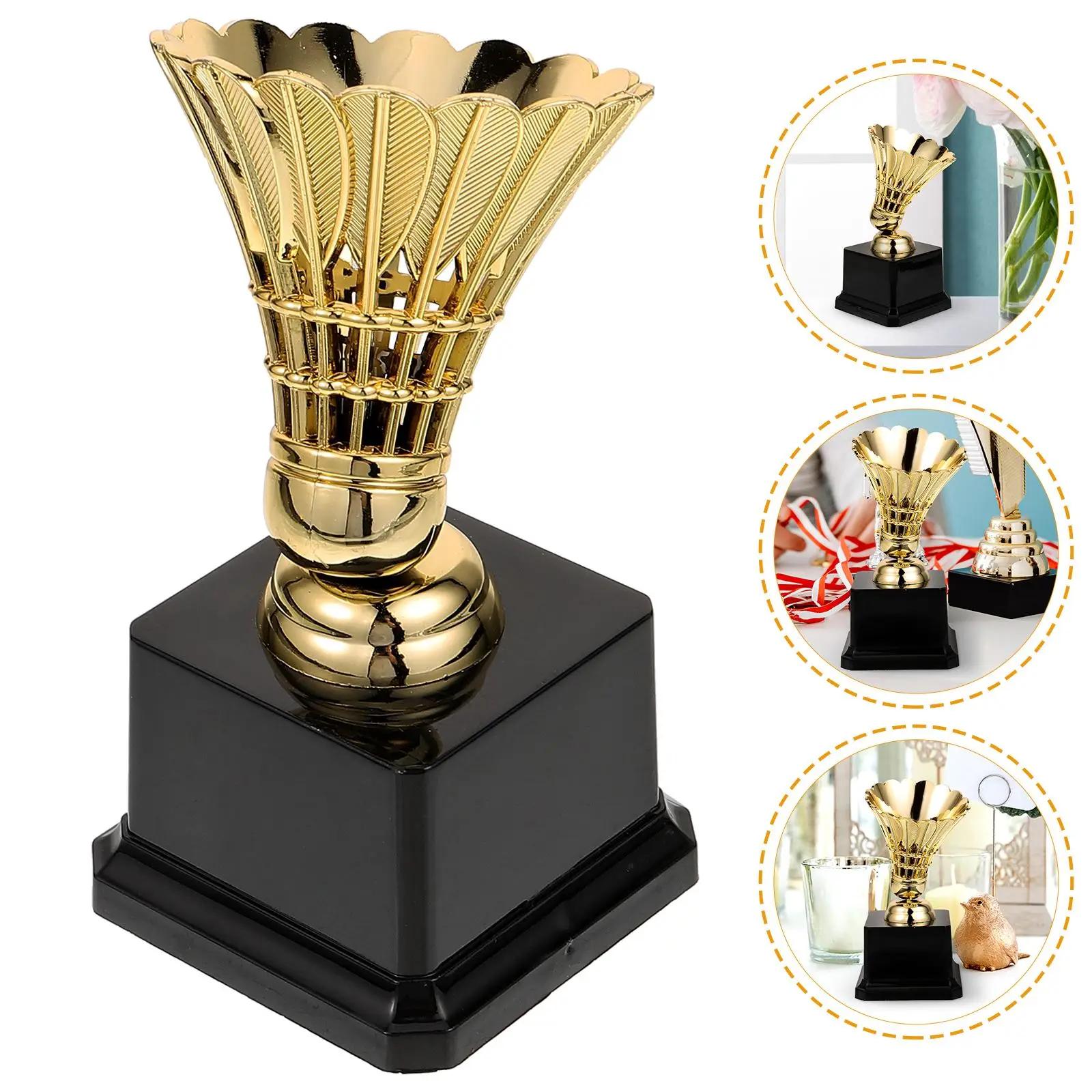 Prêmio troféu decoração artesanato lembranças modelo para campeão medalha de badminton crianças jardim de infância competição celebrações troféus - Image 1