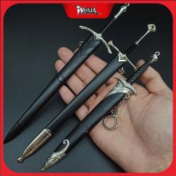 Glamping Aragorn Espada Narthil, Senhor dos Anéis F, Arma Medieval, Katana de Metal, Espada Samurai, Ornamentos Chaveiros, Brinquedo Presentes, 22cm - Image 1