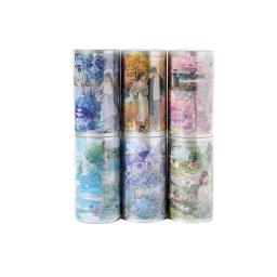 Conjunto De Fita Adesiva Decorativa Washi, Flor De Cereja Estética, Fitas PET Washi, Diário, Suprimentos Scrapbooking - Image 5