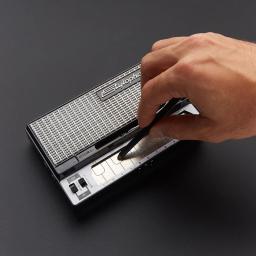 Mini sintetizador portátil do teclado do bolso, Stylophone britânico, Instrumento eletrônico retro, Caixa sadia elétrica - Image 3