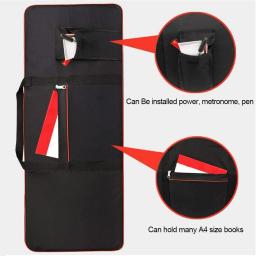 Pacote de Ombro Duplo Espessado para Teclado, Piano Elétrico Bag, Impermeável, Portátil, Durável, 600D, 61, 76, 88 Chave - Image 3