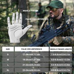 Luvas táticas antiderrapantes para homens, equipamento de proteção, tela sensível ao toque, esporte, escalada, paintball, tiro, caça, caminhada, ao ar livre, trabalho de bicicleta - Image 6